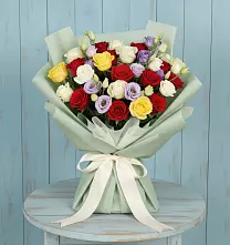 Букет цветов из:  Розы в Рождествено Самарской области