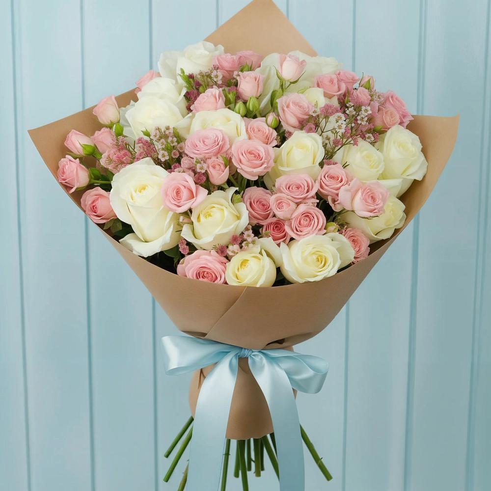 Букет цветов из: Розы в Рождествено Самарской области