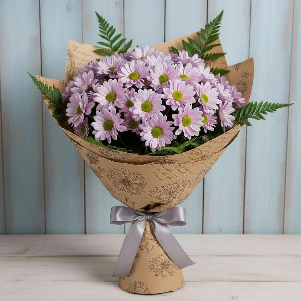 Букет цветов из: Хризантемы в Рождествено Самарской области