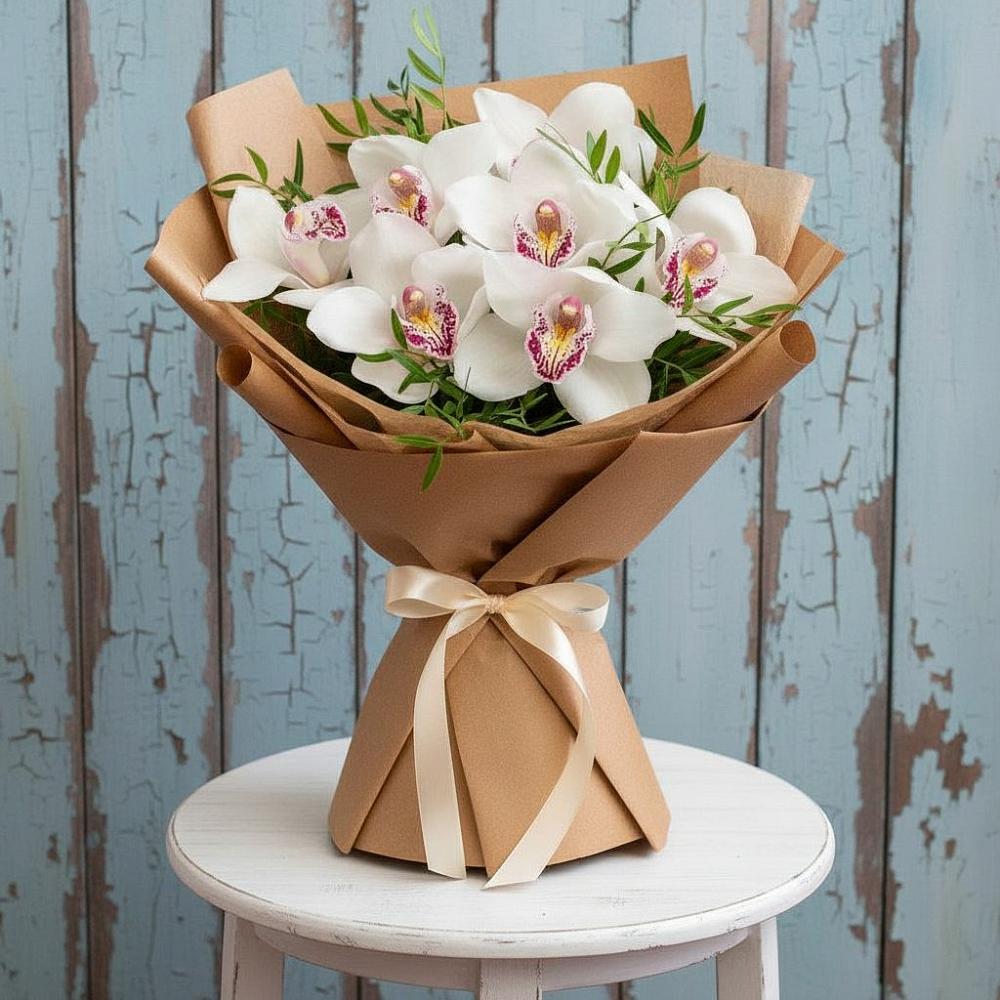 Букет цветов из: Орхидеи и Розы в Рождествено Самарской области