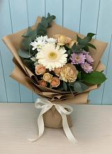 Букет цветов из:  Герберы и Хризантемы в Рождествено Самарской области