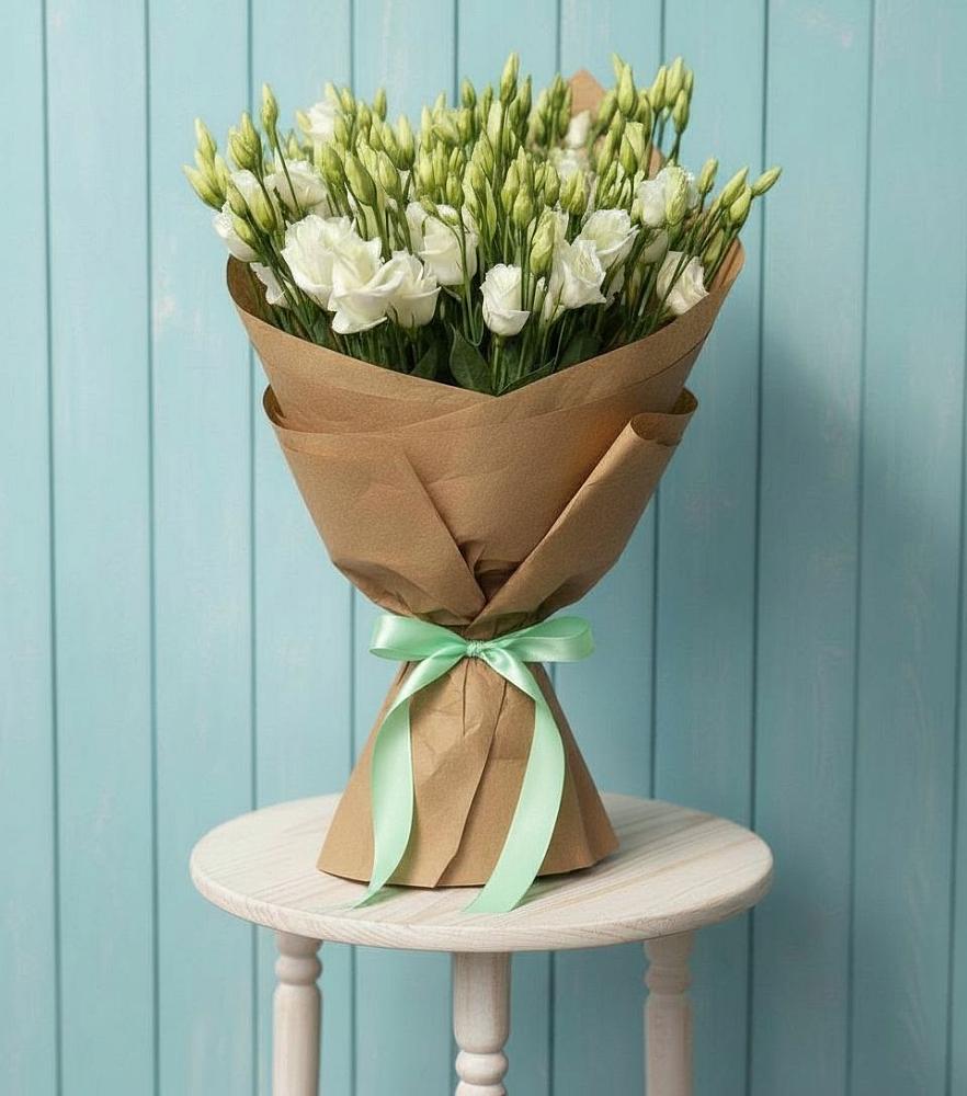 Букет цветов из: Лизиантусы в Рождествено Самарской области