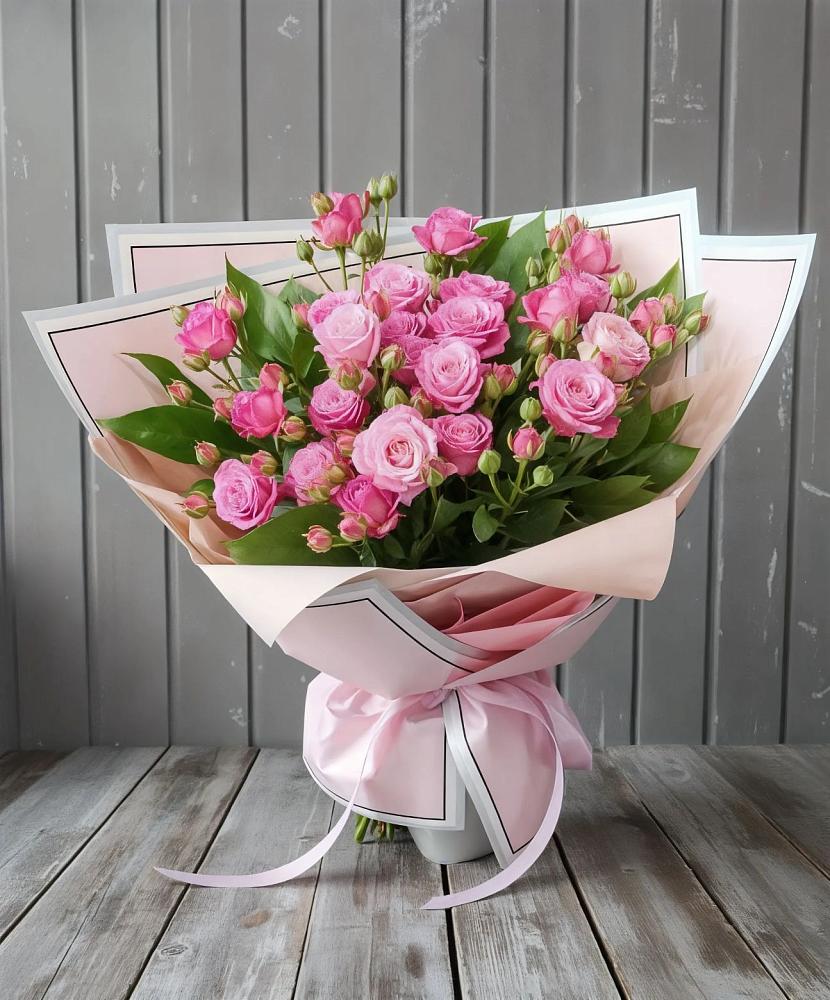 Букет Розовый кустик в Рождествено Самарской области