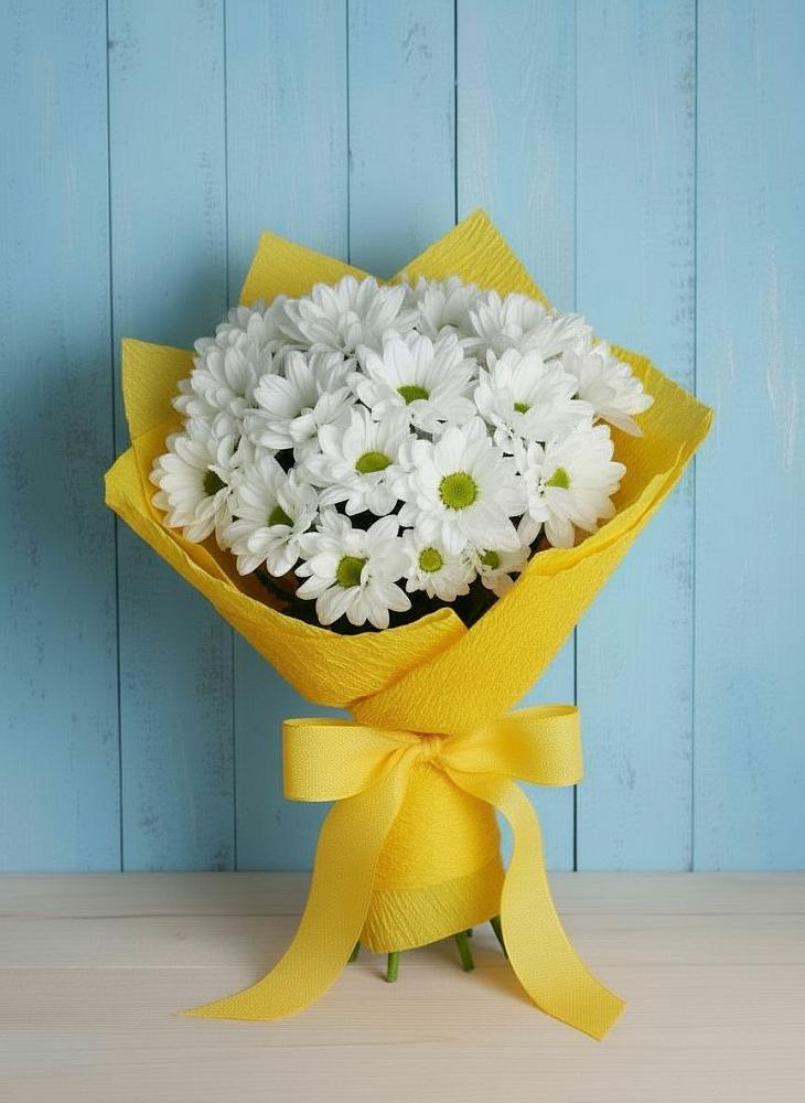 Букет цветов из: Хризантемы в Рождествено Самарской области