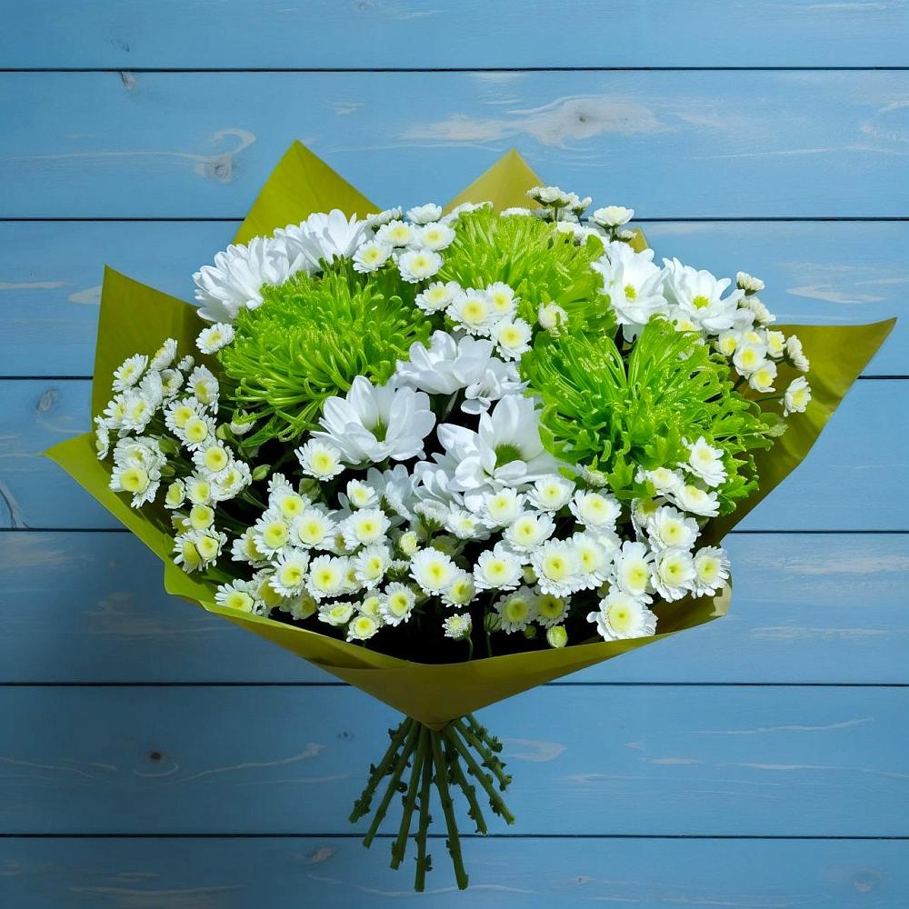 Букет цветов из: Хризантемы в Рождествено Самарской области