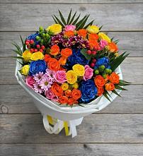 Букет цветов из:  Розы и Хризантемы в Рождествено Самарской области
