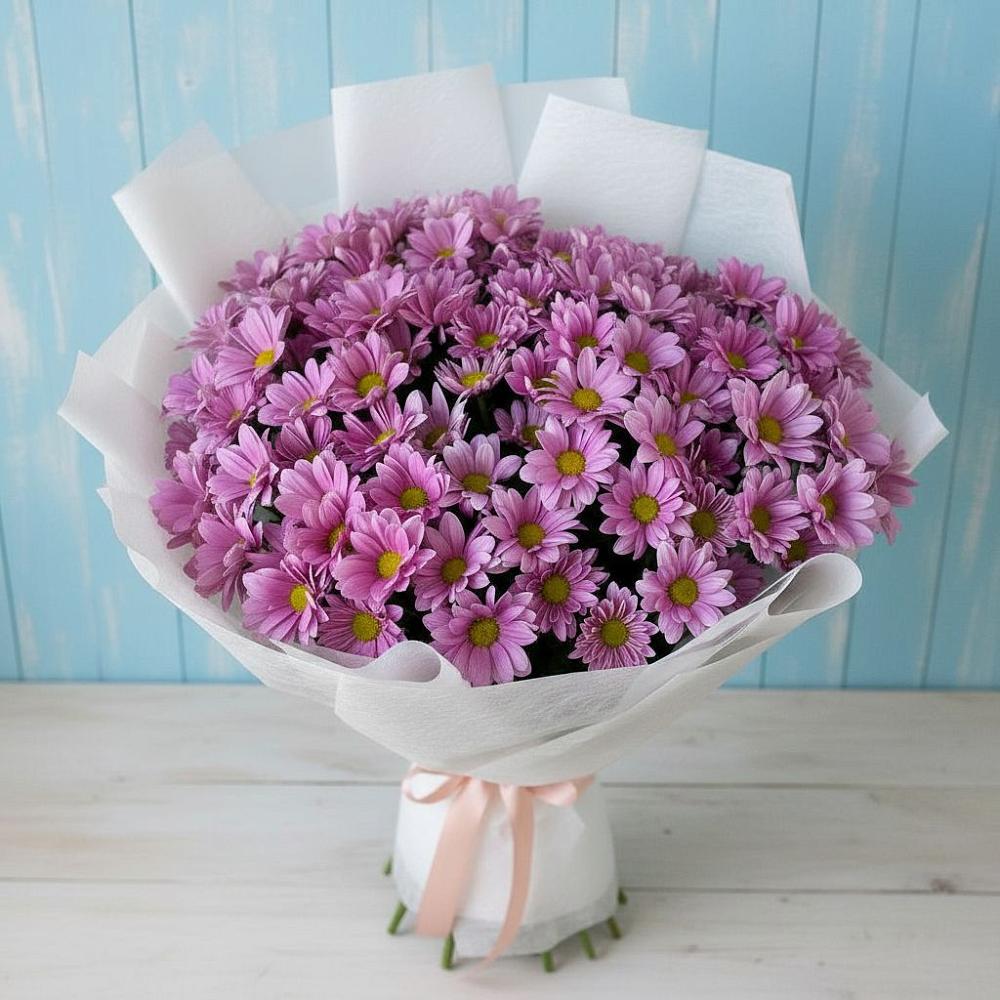 Букет цветов из: Хризантемы в Рождествено Самарской области