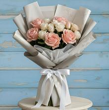 Букет цветов из:  Розы #REPLACE_PRED# Рождествено Самарской области