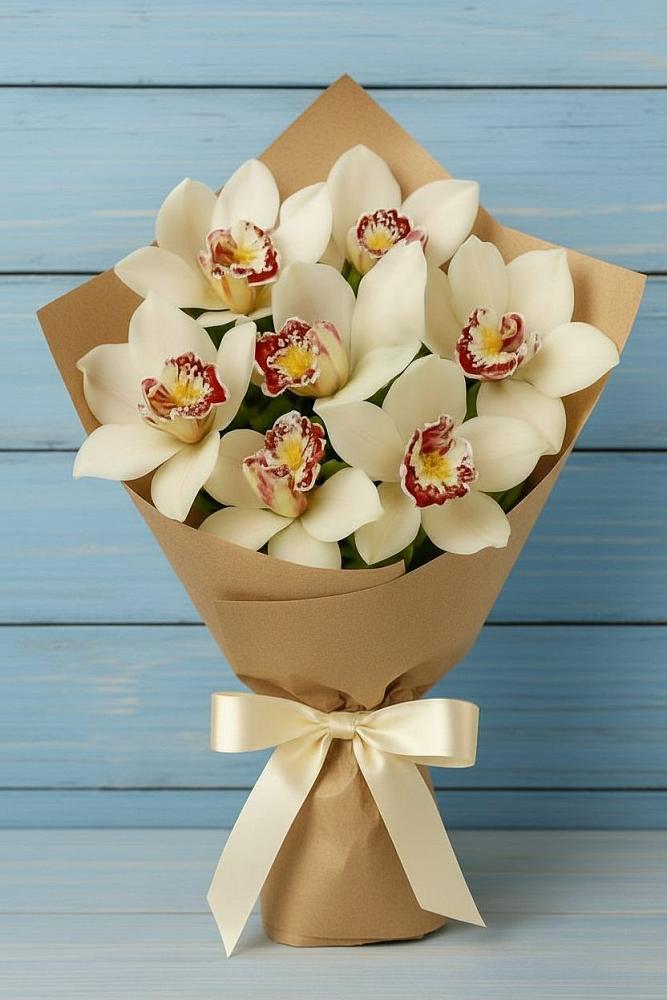 Букет цветов из: Орхидеи и Розы в Рождествено Самарской области