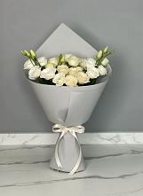 Букет цветов из:  Розы и Лизиантусы #REPLACE_PRED# Рождествено Самарской области